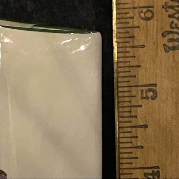 Spode Made in England Star-Shaped Christmas Tree Vase S3324-A1 Back Approx 6.75" - Picture 14 of 16